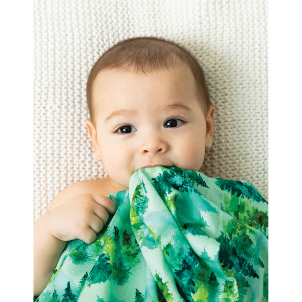 Tiny Twinkle Kaffle韓式提花編織紗巾 – 森林