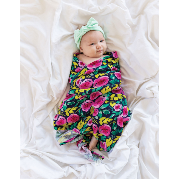 Tiny Twinkle Kaffle韓式提花編織紗巾 – 水墨花