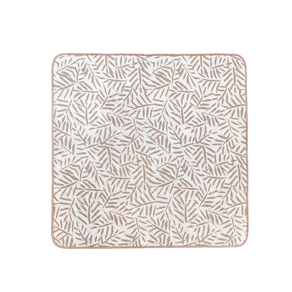 Toddlekind Organic Waterproof Travel Playmat (120x120cm) – Sea Shell