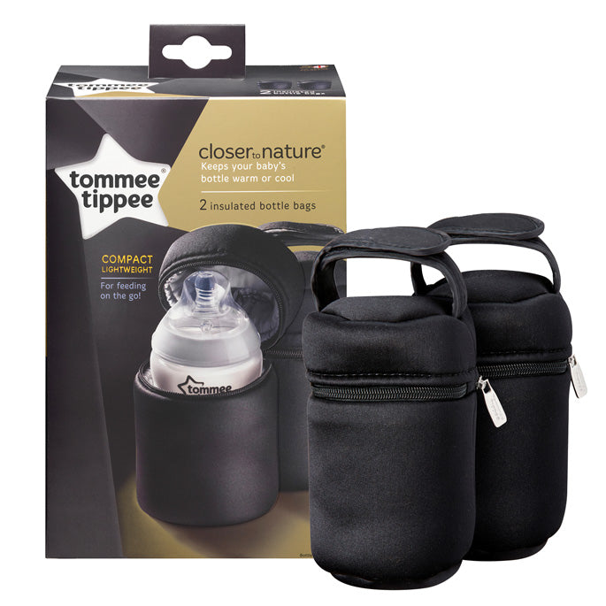 TOMMEE TIPPEE CLOSER TO NATURE INSULATED BOTTLE CARRIER 2PCS/PACK
