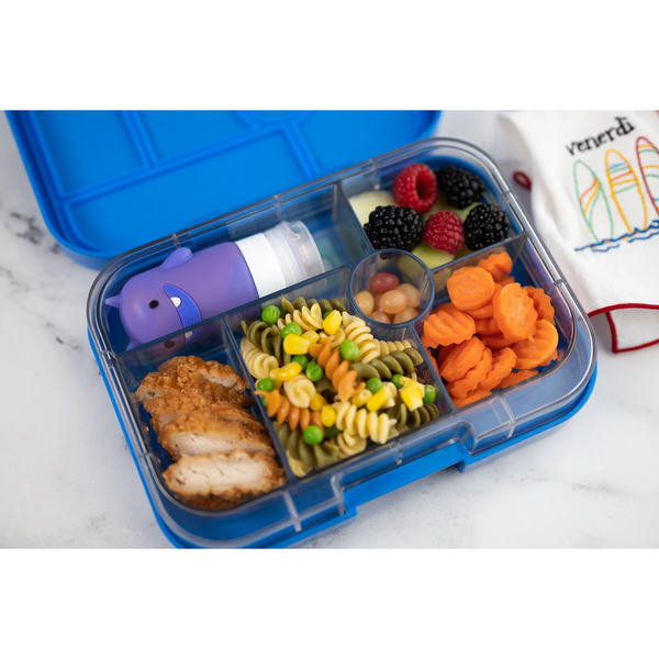Yumbox Original - 6 Compartment - True Blue Funny Monsters