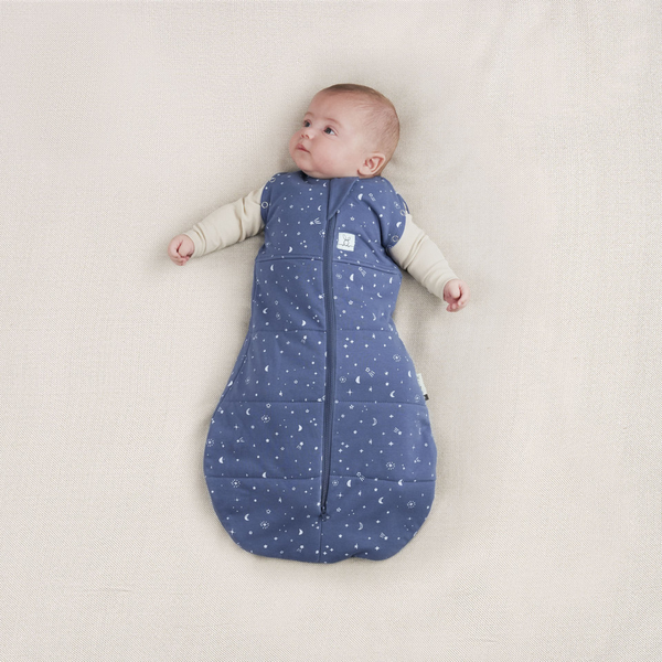 ErgoPouch 寶寶有機棉睡袋 2.5Tog(厚度) (0-3 個月) – 深藍色