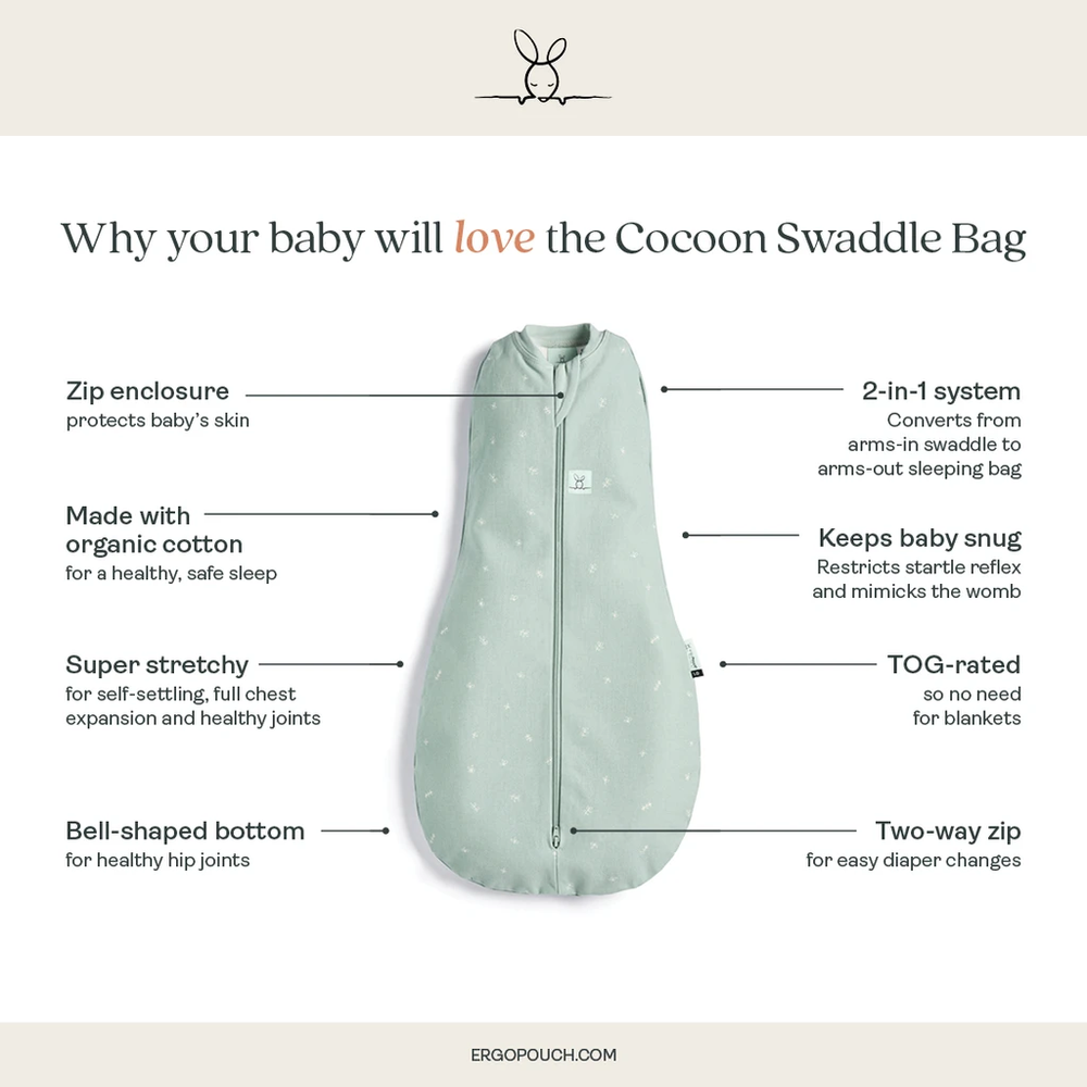 ergoPouch Cocoon Swaddle Bag TOG Night Sky (0-3 months